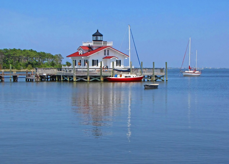 Roanoke Marshes Replica Lighthouse