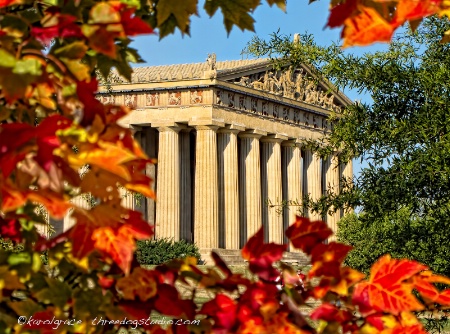 Parthenon in Fall