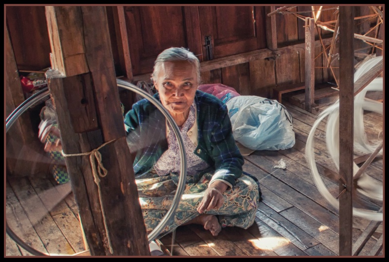 Silk Weaver Burma