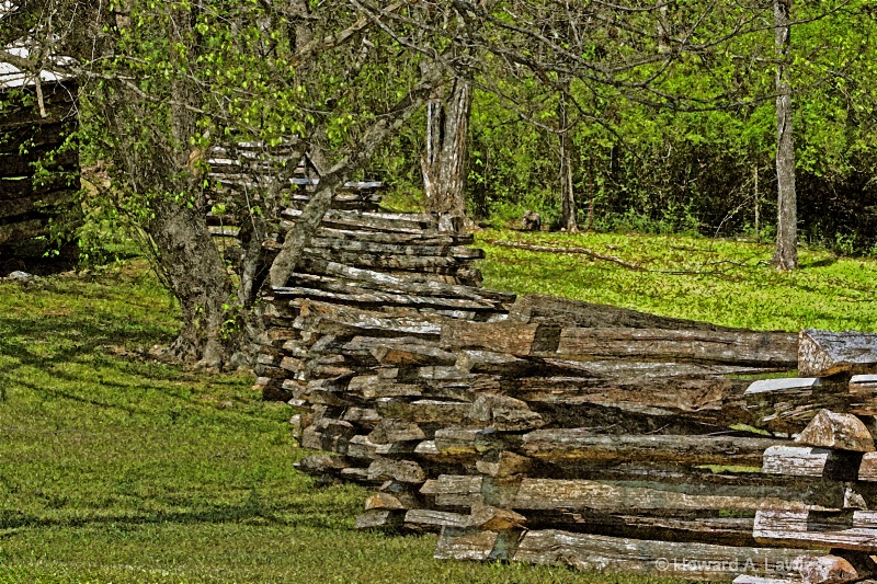 wood fence at brattonsville historic site fresco a