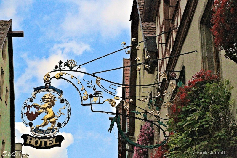 Signs of Rothenburg - ID: 12507690 © Emile Abbott