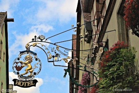 Signs of Rothenburg