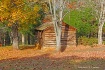 log building at a...