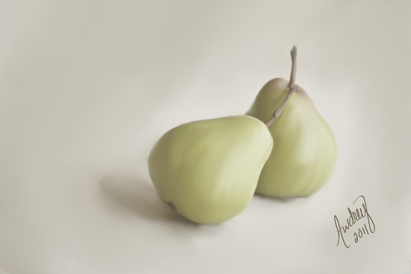 What a Nice Pear (painted)