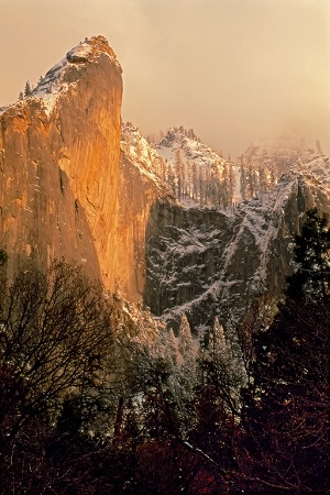 Sunset On Leaning Tower, Yosemite