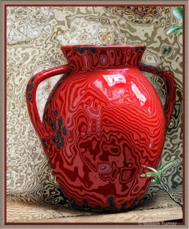 After - red jug
