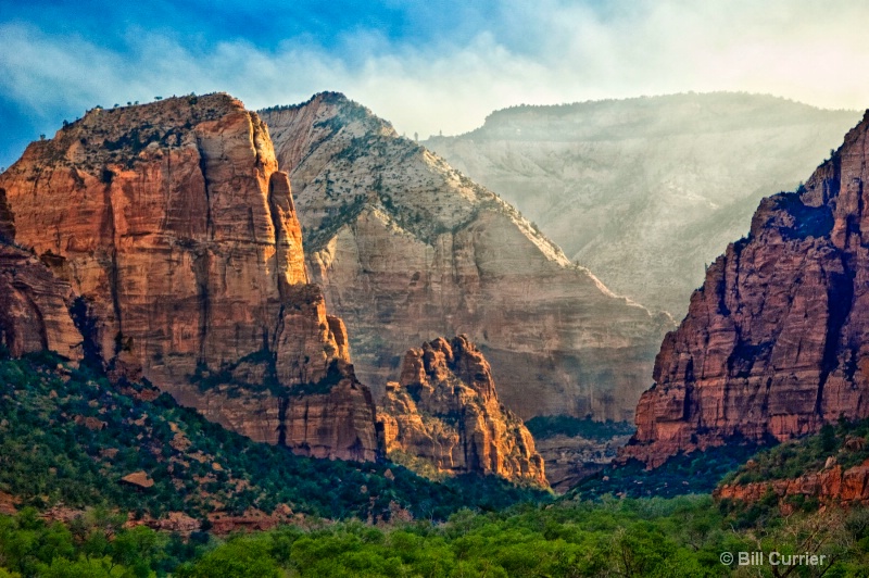 Canyon Sunrise - Zion National Park - ID: 12534741 © Bill Currier