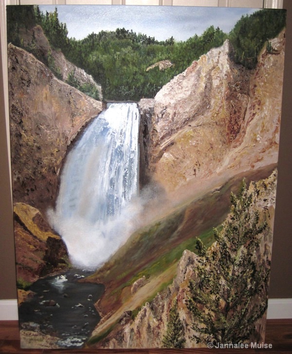 Yellowstone Lower Falls - ID: 12535993 © Jannalee Muise