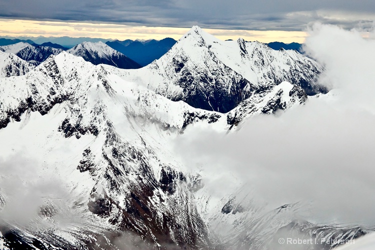 Alaska Range fly by