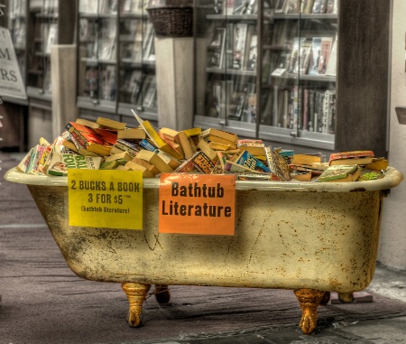 Bathtub Literature on Broadway