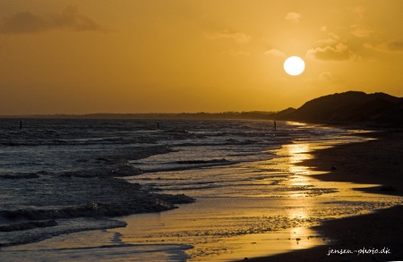 Sunset at Skagen, Denmark