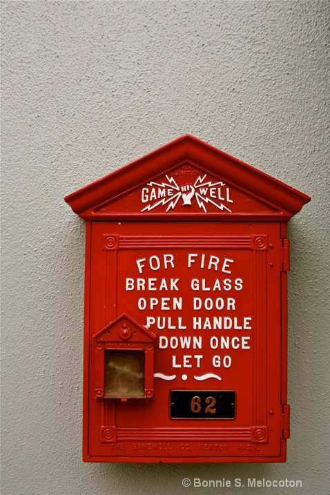 A fire alarm