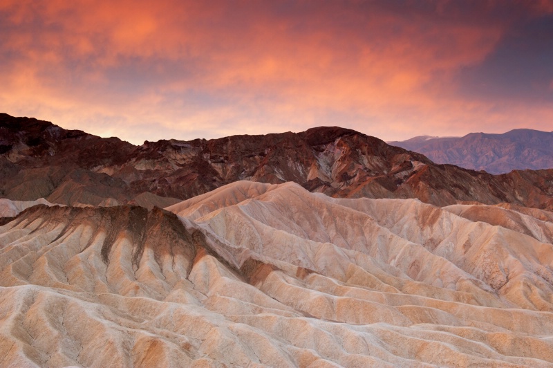 Sunrise from Zabriski Point, Death Valley