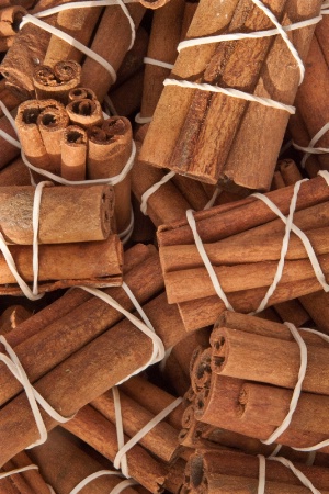 Cinnamon in the market