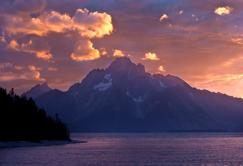 Colter Bay Sunset II - ID: 12596013 © Patricia A. Casey