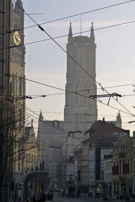 Zig-Zags with St. Bavo Cathedral - ID: 12598871 © STEVEN B. GRUEBER