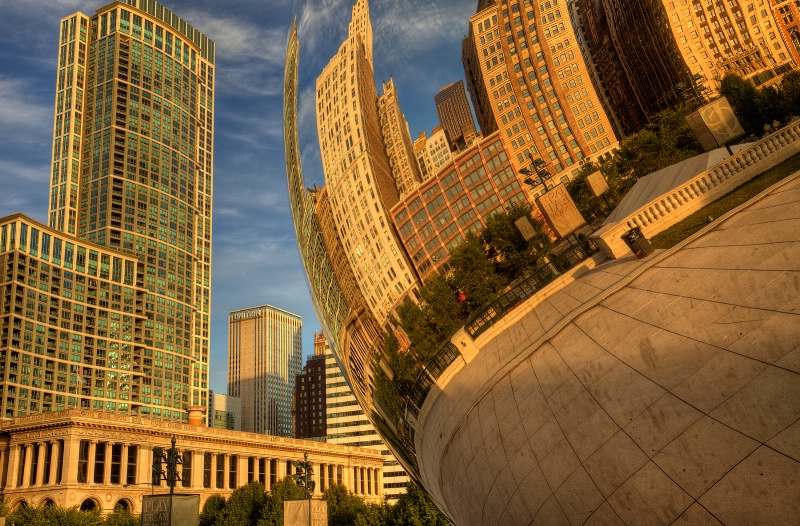 The Bean at Sunrise