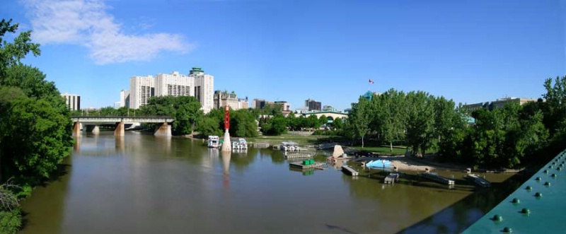 The Forks panorama