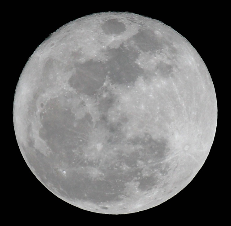 Supermoon Over Texas