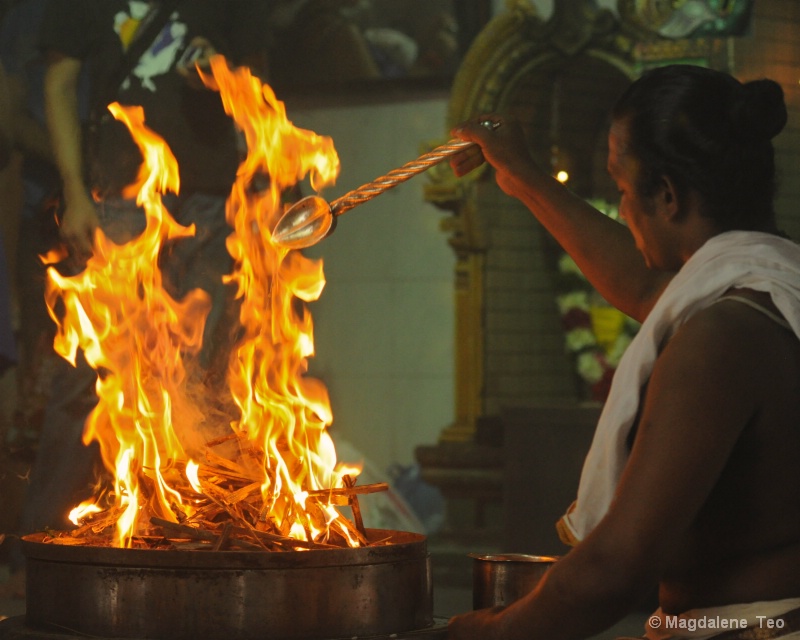 Prayer session @ Little India, Singapore 