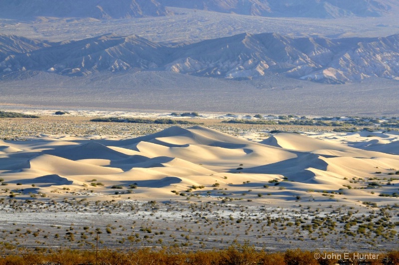 Hillside View Sand Dunes in Death Valley