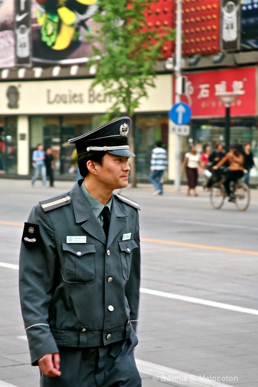 An officer and a gentleman from Beijing