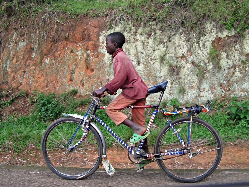 Rwandan Bicyclist