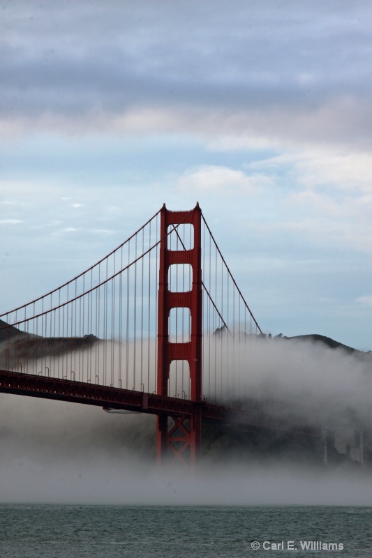 Fog Rolling in on the Golden Gate Bridge North End