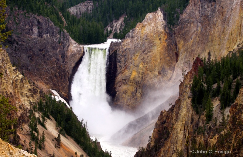 Lower Falls-Yellowstone National Park,  Wyoming