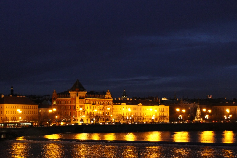 Golden Prague in the evening VIII