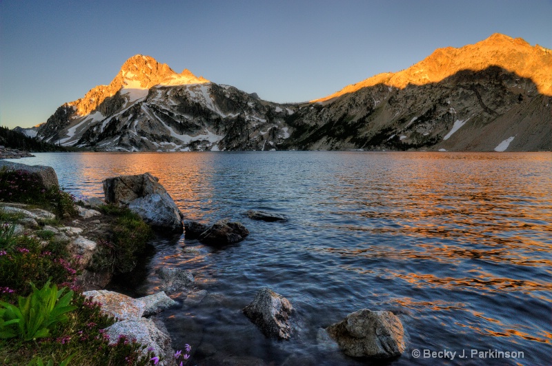 Sawtooth Lake in the Morning