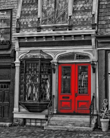 The Red Door on Belvue Ave.