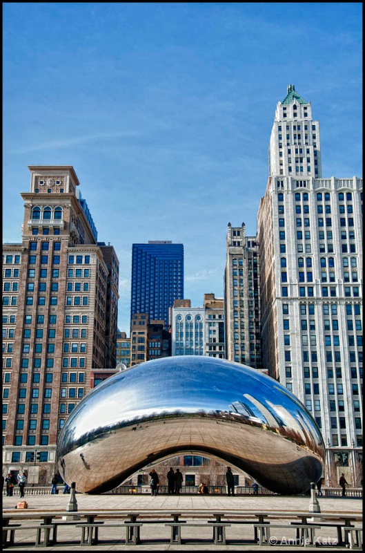 cloud gate in chicago - ID: 12684302 © Annie Katz