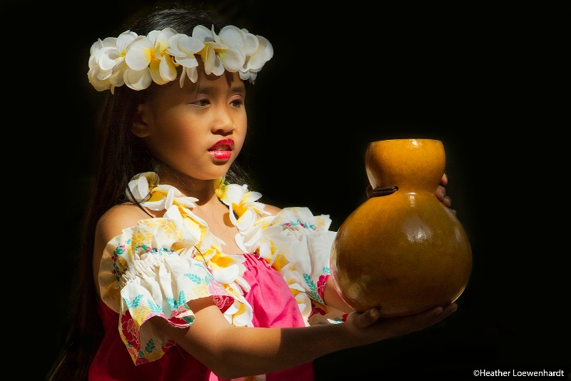 Keiki Hula Dancer