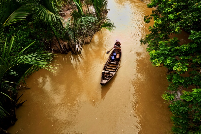 Boat in a River