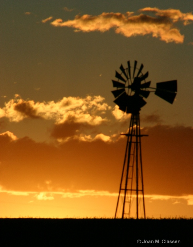 Windmill at Sunset