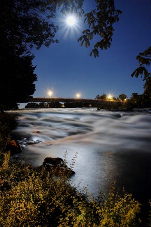 Moonlit Rapids