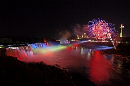 Red Fireworks