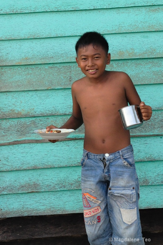 Color Surprises: Boy in Indonesia