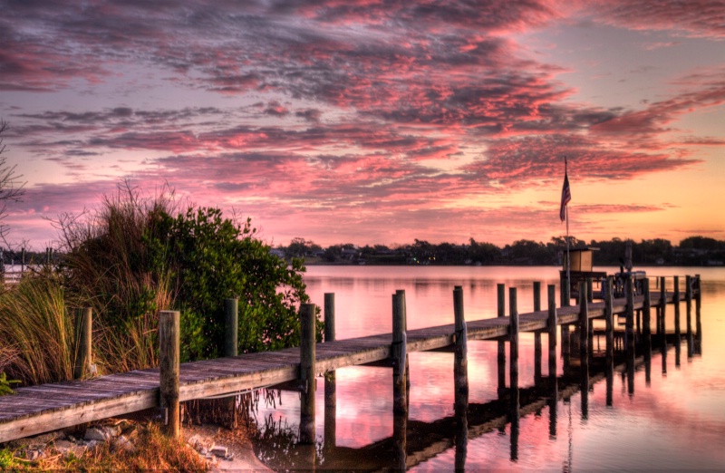 The Dock at Sunrise