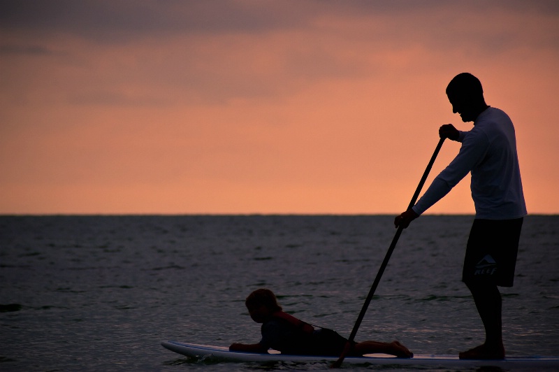 Sunrise Paddleboard With Daddy