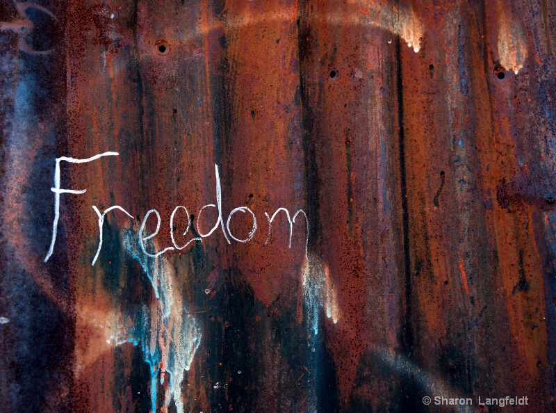 Graffiti At the Old Mine - ID: 12720228 © Sharon L. Langfeldt