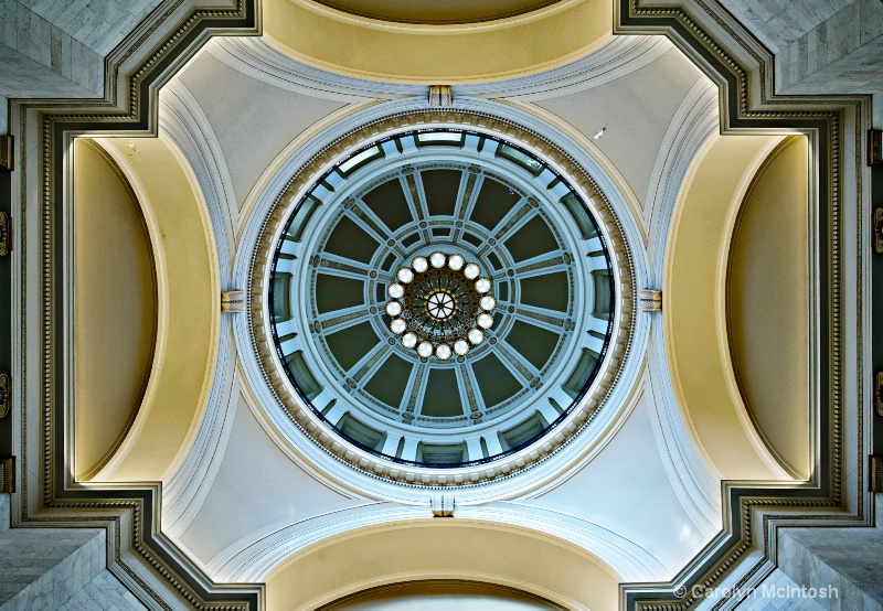 Eye of the Chandelier, Arkansas State Capitol 