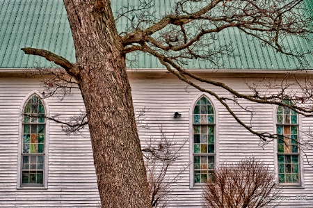 Cemetery Chapel Windows