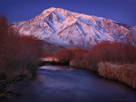 Mt Tom Owens River Eastern Sierra 