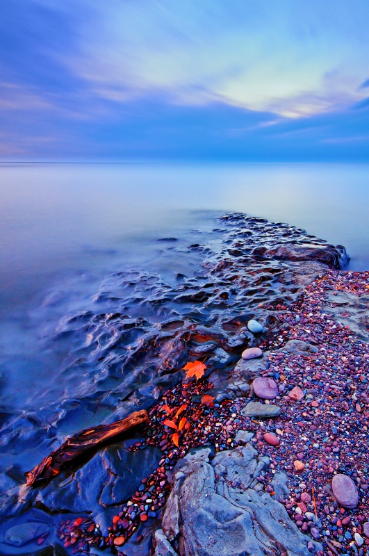 Last light at Lake Superior