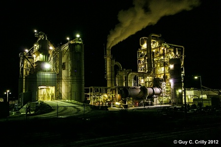 Quincy Industry at Night