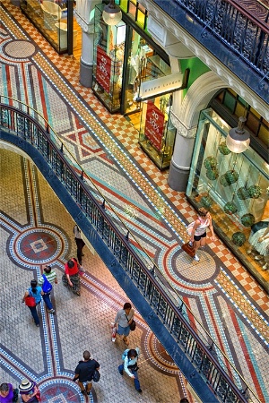 Shopping at the QVB