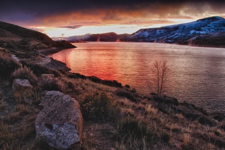 Blue Mesa Reservoir in the Morning