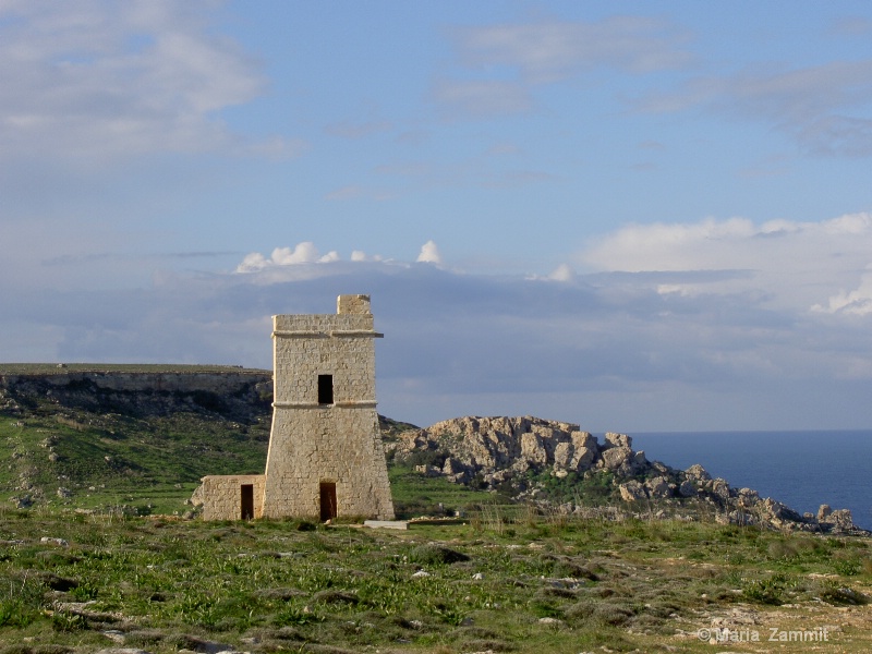 Wignacourt Tower at Lippija, Malta